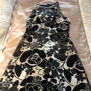 Zara Basics Open Back Floral Dress